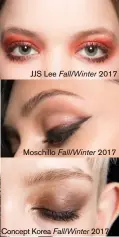  ??  ?? JJS lee moschillo Fall/winter Fall/winter 2017 2017