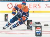  ?? CLAUS ANDERSEN/GETTY ?? The Oilers’ Connor McDavid competes in the obstacle course during the NHL All-Star Skills Competitio­n on Friday at Scotiabank Arena in Toronto.