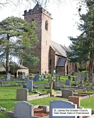  ?? ?? St. James the Greater Church, Oaks Road, Oaks in Charnwood.