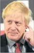  ??  ?? Boris Johnson