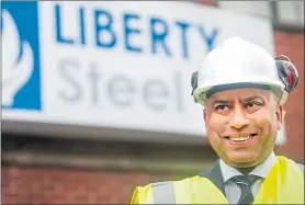  ??  ?? Liberty Steel magnate Sanjeev Gupta