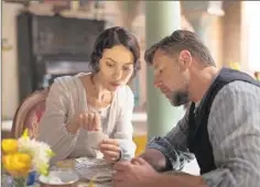  ??  ?? OLGA KURYLENKO is Ayshe and Russell Crowe directs and stars as Joshua Connor in the World War I drama “The Water Diviner.”