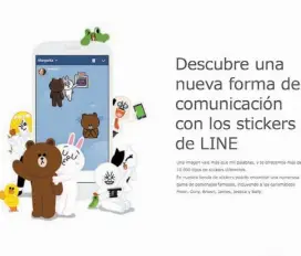  ??  ?? Line cuenta con 251 millones de usuarios.