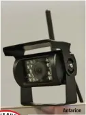  ??  ?? Antarion
Antarion propose un système de caméra de recul sans transmissi­on filaire, avec signalisat­ion du guidage pour la marche arrière.