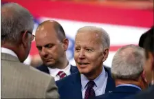  ?? THE ASSOCIATED PRESS ?? NOT TOO POPULAR: President Biden doesn’t see too many friendly faces these days. Even Bay State Democrats are giving him the cold shoulder.