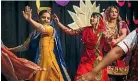  ??  ?? Dancers from the NZ Sikh Society of Palmerston North perform a dance called Chak De Punjabi.