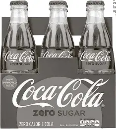  ?? Coca-Cola Co. / Associated Press ?? Coke Zero is getting a new name, look and taste. Coca-Cola Zero Sugar will be packaged in cans and bottles that largely resemble Coca-Cola Classic.