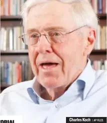  ?? | AP FILES ?? Charles Koch