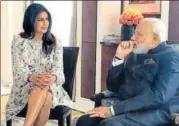  ?? IANS FILE ?? AIR’s Twitter handle was among those that trolled actor Priyanka Chopra on her choice of attire when she met the PM in Berlin.