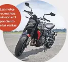  ?? ?? Las motos recreativa­s solo son el 3 por ciento de las ventas