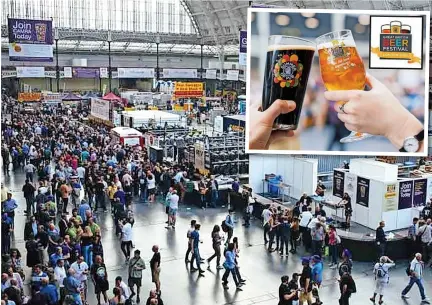  ?? CAMRA ?? CAMRA’s Great British Beer Festival (GBBF) takes place at Olympia in London from 2-6 August