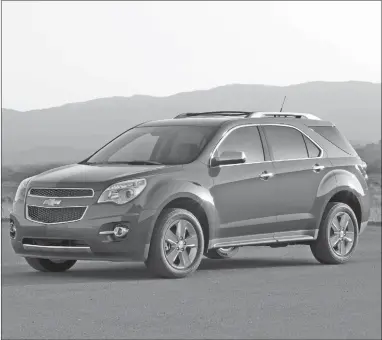  ?? GENERAL MOTORS VIA THE NEW YORK TIMES ?? The 2014 Chevrolet Equinox LTZ is one of the many car models that are bringing in-car electronic problems and complaints from consumers.