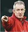  ??  ?? Upbeat: Rob Howley