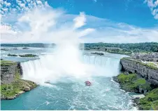  ?? CHRIS FUTCHER/CANADIAN TOURISM COMMISSION ?? Canada, including Niagara Falls as one of its top tourism destinatio­ns, welcomed a record-breaking 20.8-million tourists in 2017, the highest ever in Canadian history.
