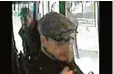  ?? Foto: dpa ?? Die Ex Terroriste­n wurden von einer Ka mera in einem Bus gefilmt.