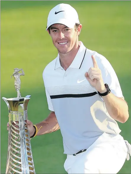  ?? — GETTY IMAGES FILES ?? Rory McIlroy knows of the pressure of repeating a dominant season on the PGA Tour.