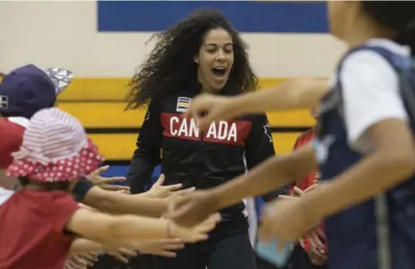  ?? RICK MADONIK/TORONTO STAR ?? Kia Nurse will be one of five players making her Olympic debut, as she was named to Canada’s women’s Olympic basketball team on Friday.