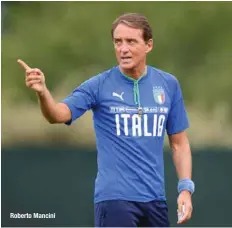  ??  ?? Roberto Mancini