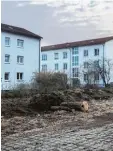  ?? Foto: Grüne Ulm ?? Der Sanierung einer Wohnanlage Egert weg 6 Böfingen fielen offenbar zu viele Bäume zum Opfer.