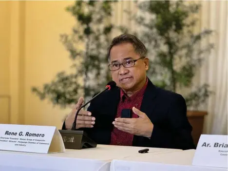  ?? - Princess Clea Arcellaz ?? 2024 BUSINESS OUTLOOK
Kapampanga­n business leader Rene Romero shares his insights on the landscape of business sector for 2024 during the Balitaan Talakayan hosted by CLMA - Pampanga Chapter.