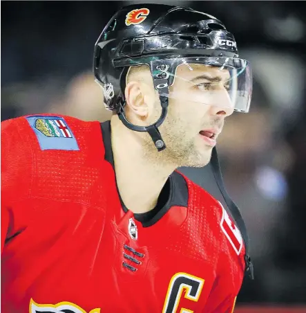  ?? AL CHAREST ?? Flames captain Mark Giordano, named first star of the week in the Western Conference, says the success lately of San Jose and Las Vegas is serving as motivation for the Flames in their quest for supremacy in the Pacific Division.
