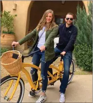  ?? COURTESY OF NORA HESTON TARTE ?? Explore Paso Robles’ wine country on a tandem bike.