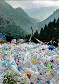  ??  ?? India needs robust and stringent management tools to substantia­lly improve the situation of plastic waste management