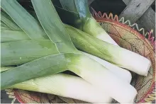  ??  ?? Nutritious leeks have magic powers in March