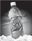  ??  ?? PepsiCo’s Mountain Dew contains brominated vegetable oil.