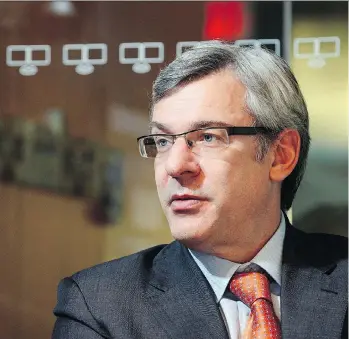  ?? AARON HARRIS/ BLOOMBERG FILES ?? RBC CEO Dave McKay is concerned about a “somewhat dangerous mix of catalysts” in Toronto’s housing market, such as ultra-low rates and speculatio­n.