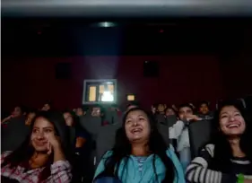  ?? Post-Gazette ?? Students from the Baldwin-Whitehall School District attend a screening at AMC Loews at the Waterfront in West Homestead in October 2015.