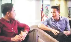  ??  ?? Photo shows a screen capture of the ‘Chor & Chah’ miniseries. SME Corp explained that this miniseries drama is aimed to attract and encourage more Malaysians, especially tech-savvy youths, to consider entreprene­urship as one of their career options.
