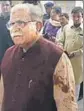  ?? HT PHOTO ?? Haryana CM ML Khattar in Hisar on Thursday.