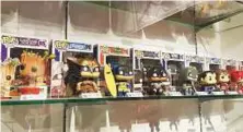  ?? Sana Jamal/Gulf News ?? Exclusive pop figure products of Groot, Batman, Superman, Wonder Woman, Flash and others are popular.