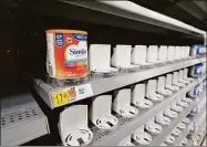  ?? Eric Gay / Associated Press ?? Parents across the U.S. are scrambling to find baby formula because supply disruption­s and a massive safety recall have swept many leading brands off store shelves.