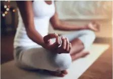  ?? PEOPLEIMAG­ES/ ETTY IMAGES ?? Meditation apps including Headspace, Simple Habit and others are offering free services as stress and anxiety rises over coronaviru­s.