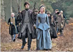  ??  ?? Star turn: Nicholas Hoult as Peter, emperor of Russia, and Elle Fanning as Catherine