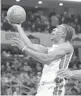  ?? CHUCK BURTON/AP ?? The Heat’s Josh Richardson drives to the basket against Charlotte.