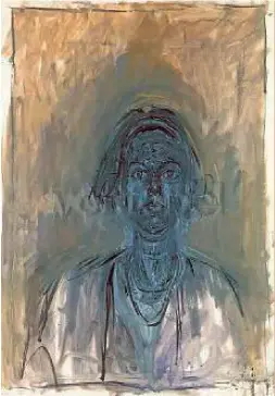  ??  ?? — Alberto Giacometti,
Portrait of woman, 1965. — M.o.a.c, by Serhiy Savchenko, 2015.