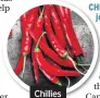  ??  ?? Chillies