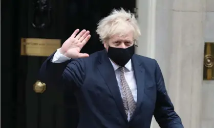  ?? Photograph: Yui Mok/PA ?? ‘In order to avoid relying on Labour MPs in Tuesday’s parliament­ary vote, Mr Johnson is doing what he always does: ducking and diving to get through.’