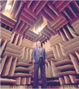  ?? BRIAN PETERSON/MINNEAPOLI­S STAR TRIBUNE ?? Steve Orfield, owner of Orfield Laboratori­es, is interested in how the anechoic chamber could help people with PTSD or autism.