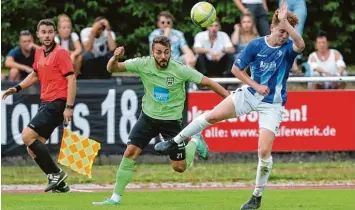  ?? Foto: BW Foto /Eibner ?? Nicolas Jann, Neuzugang des SSV Ulm 1846 Fußball, hat gleich in seiner Pflichtspi­elpremiere am Mittwoch gegen Eislingen ge troffen. Er steht ab sofort auch für den gut gefüllten Kader zur Verfügung.