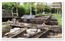  ??  ?? Burma Railway Memorial