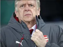  ??  ?? Zip it: Arsene Wenger says he does not encourage his players to dive