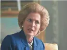  ?? DES WILLIE/NETFLIX ?? Margaret Thatcher (Gillian Anderson) rises to power.