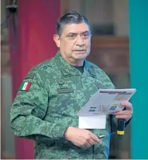  ?? / CORTESÍA PRESIDENCI­A ?? Luis Cresencio Sandoval reprobó la acción militar
