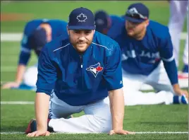  ?? CP PHOTO ?? Russell Martin has trained alongside Canadian Paralympia­n Benoit Huot for two straight offseasons.