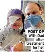  ?? ?? POST OP With Dad after treatment for her uveitis