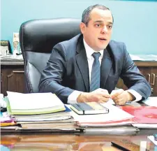  ??  ?? Camilo Benítez Aldana, contralor general, en su informe al ministro de Hacienda pidió fuerte sanción a los que no ejecutan los fondos.